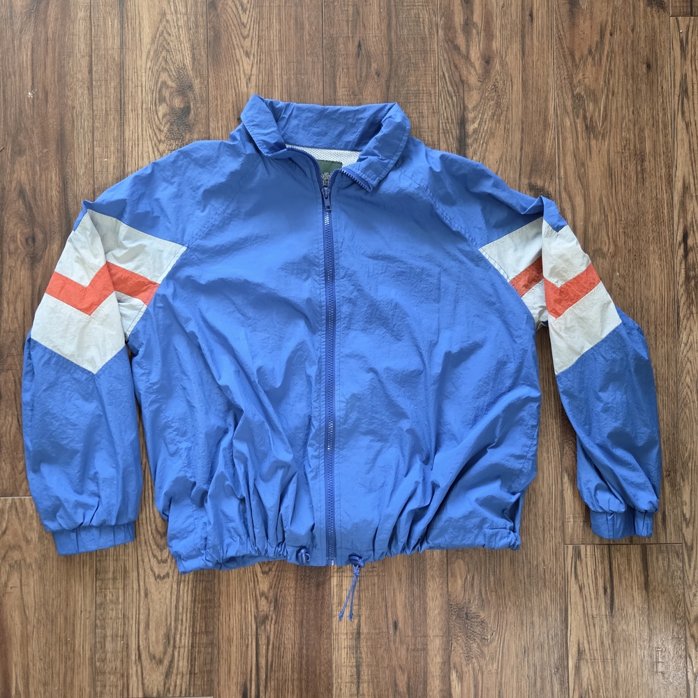 Wild Fable Blue and Orange Puffer Jacket